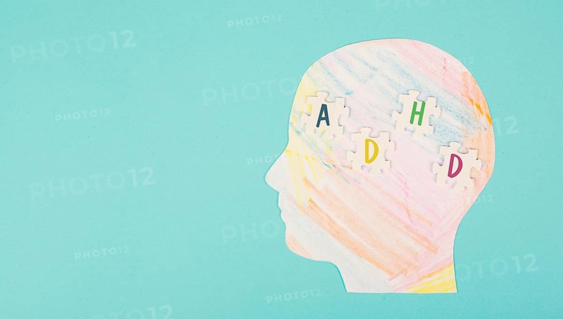 ADHD, attention deficit hyperactivity disorder, mental health, colored paper