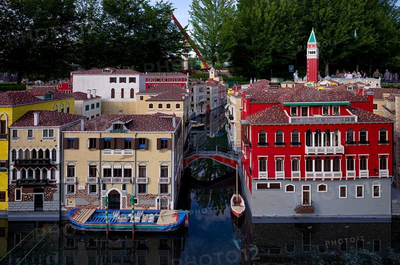 Miniland St Mark's Square, Venice, LEGOLAND theme park, Germany, Günzburg, Bavaria, Germany, Europe