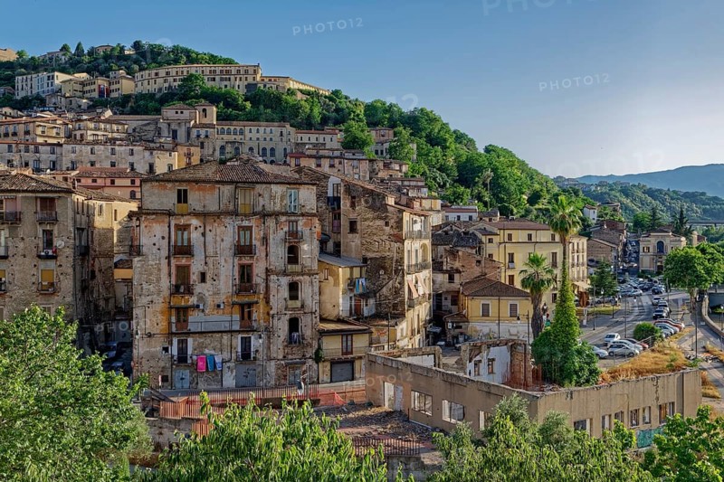 Old town of Cosenza, capital and cultural centre of the province of the same name in the Calabria region. Italy, Southern Europe