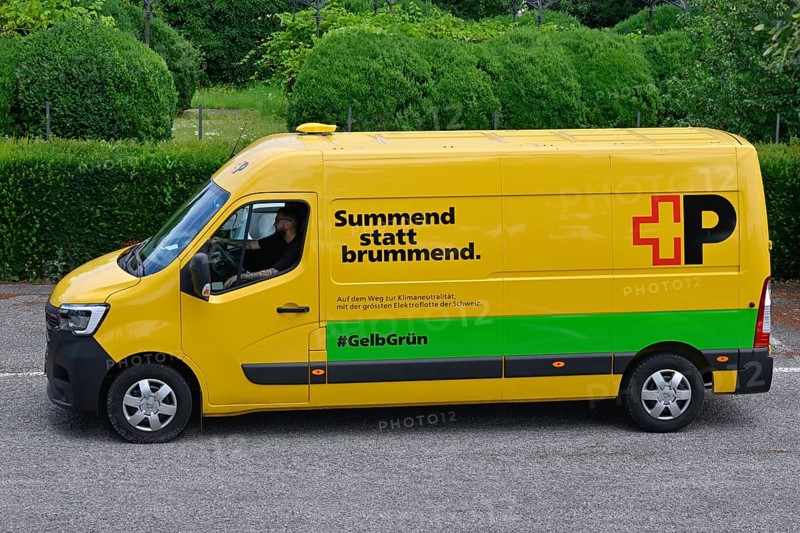 DiPost delivery van humming instead of buzzing