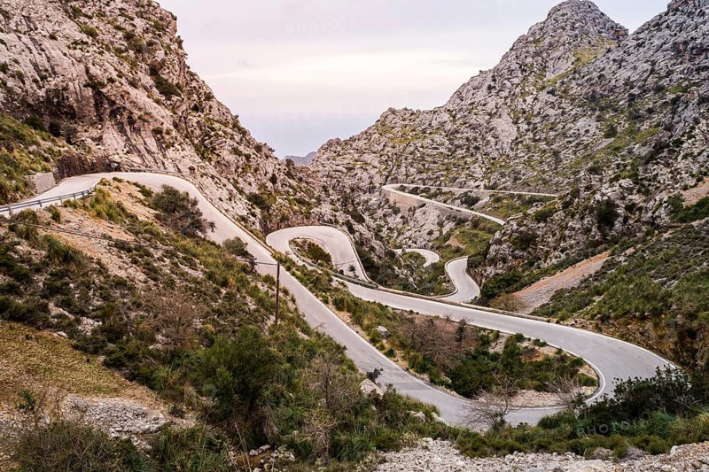 Street, Sa Calobra, Majorca
