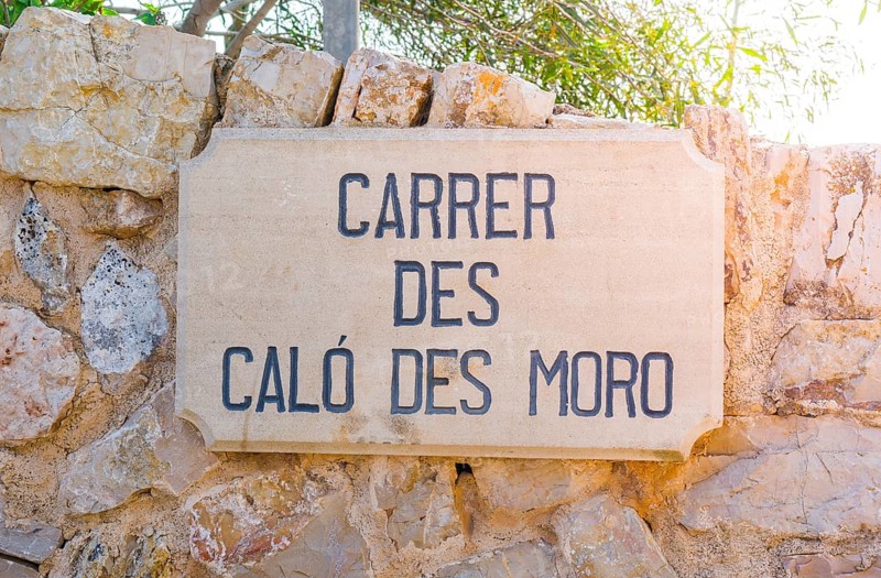 Carrer des Calo des Moro Sign, Majorca