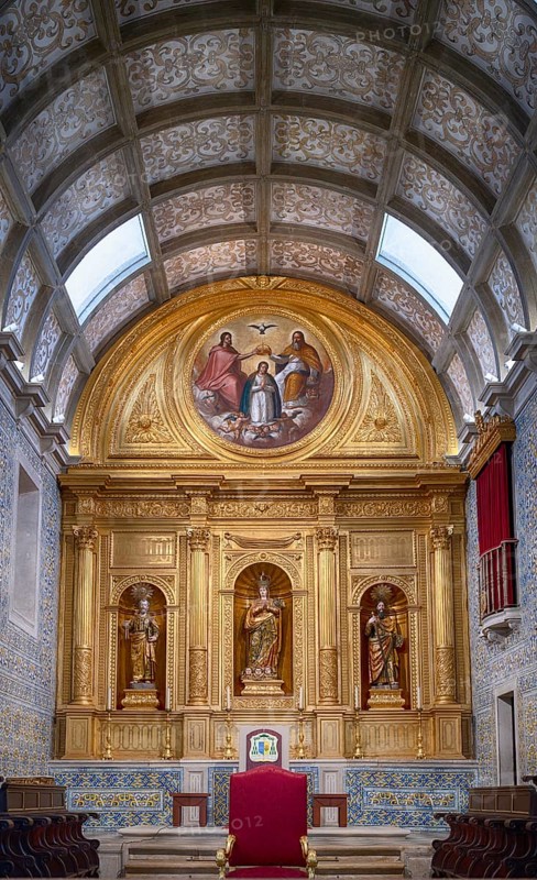 Chancel, Cathedral Igreja da Sé Catedral de Faro, Old Town, Faro, Algarve, Portugal, Europe