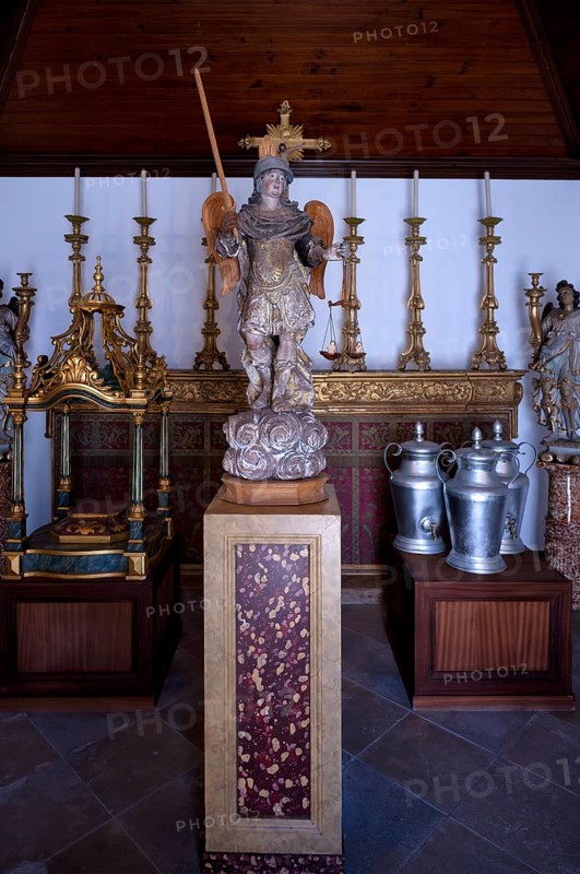 Interior view Chapel of St Michael, Capela Sao Miguel, Cathedral Igreja da Sé Catedral de Faro, Old Town, Faro, Algarve, Portugal, Europe