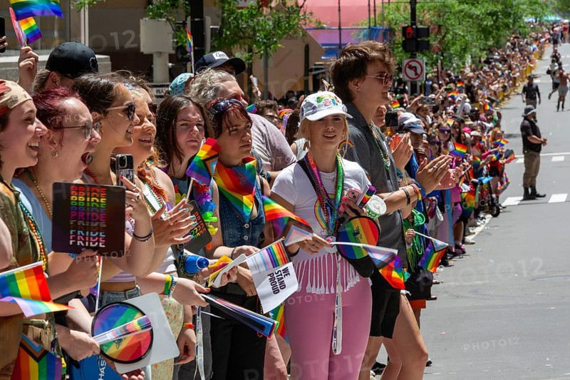Detroit, Michigan USA, 9 June 2024, Gay, lesbian, bisexual, and transgender activists and their allies marched for equality in the Motor City Pride parade