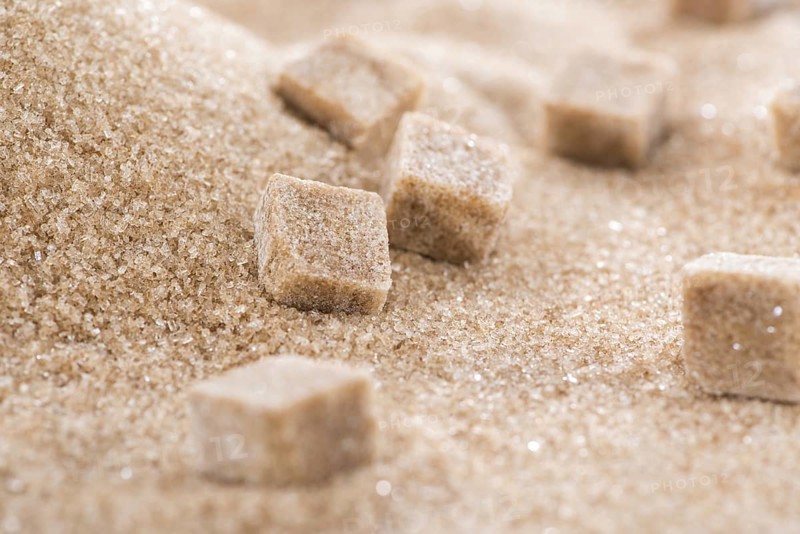 Detailed close-up shot of Brown Sugar as background image