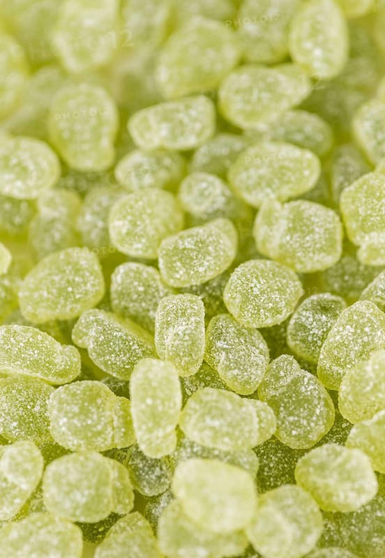 Gummy candy (close-up shot) for use as background image or as texture