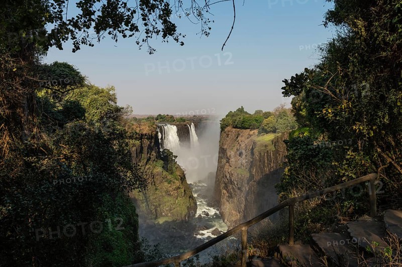 Victoria Falls (also called Mosi-oa-Tunya) near Livingstone in Zimbabwe