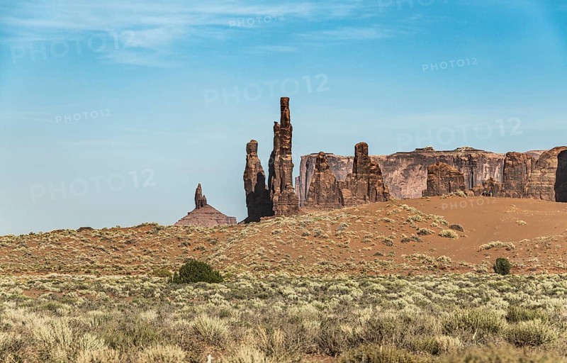 Famous Monument Valley in Arizona, USA, North America