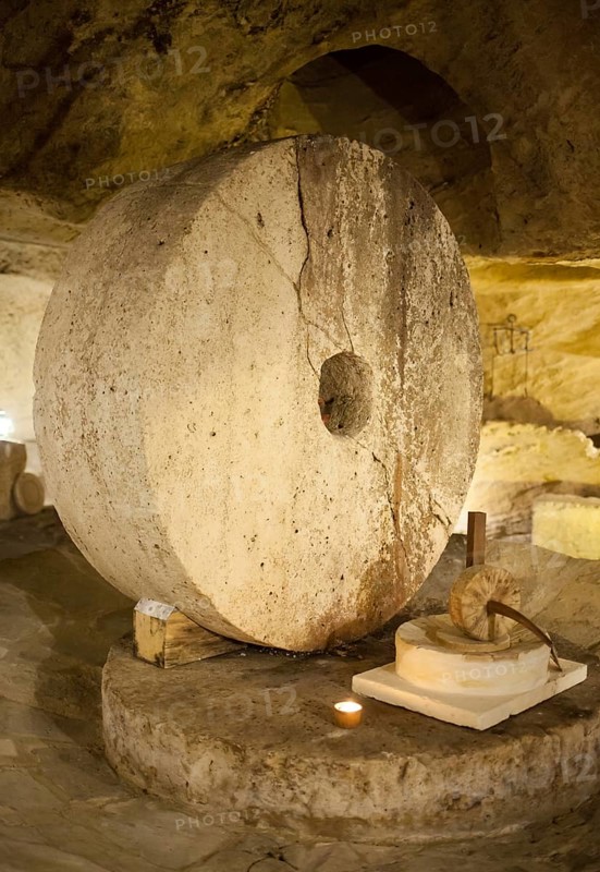 Old mill underground at Gallipoli in Salento, Italy, Europe