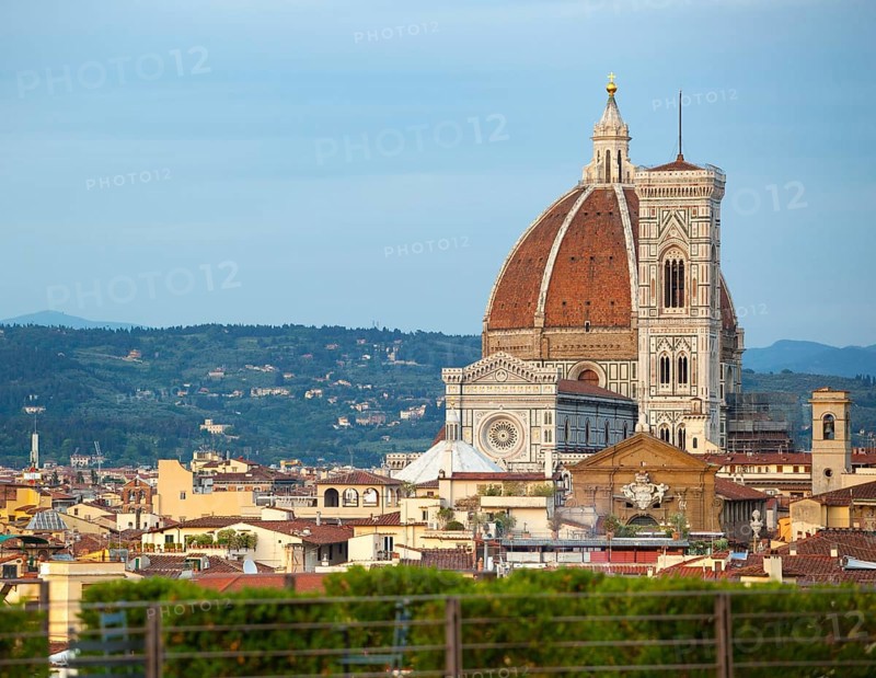 View of Duomo Santa Maria del Fiore in Florence, italy