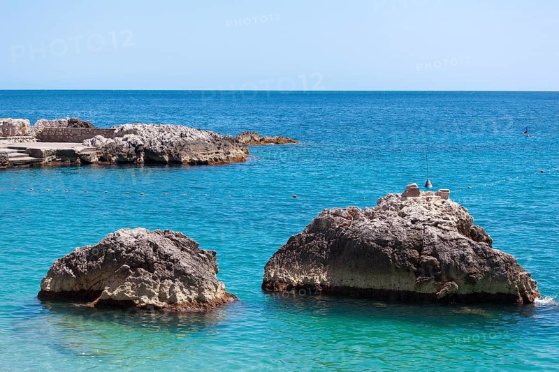 View of Marina Piccola, Island of Capri, Campania, Italy, Europe