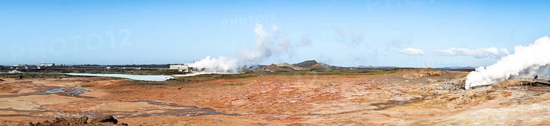The Gunnuhver geothermal Area in western Iceland