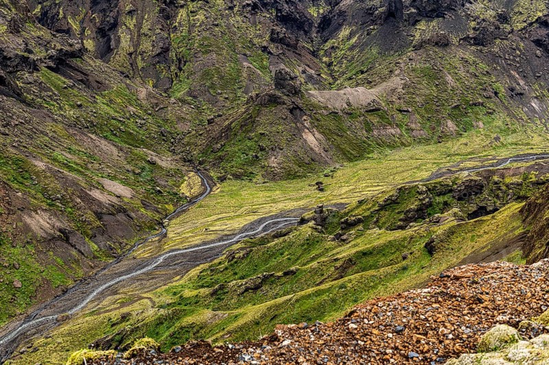 Stunning shot at Eyjafjallajokull area in the western part of Iceland