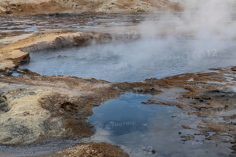 Hverir Geothermal Area in the northern part of Iceland (near Myvatn)