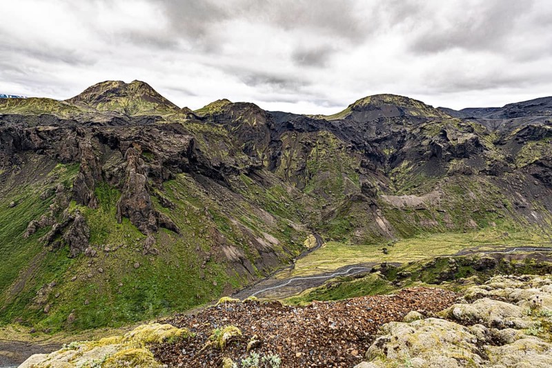 Stunning shot at Eyjafjallajokull area in the western part of Iceland