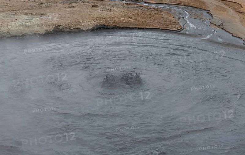 Hverir Geothermal Area in the northern part of Iceland (near Myvatn)