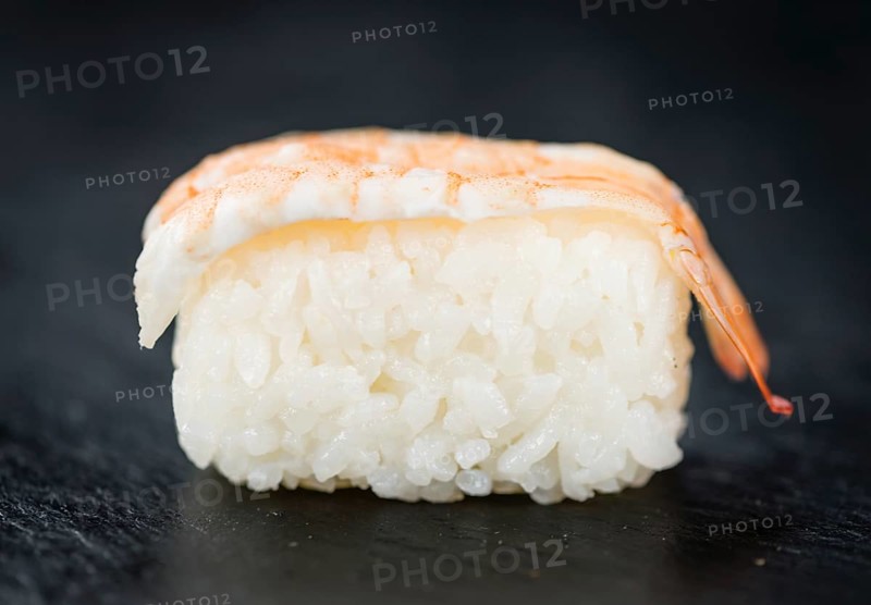 Some fresh made Sushi (detailed close-up shot, selective focus)