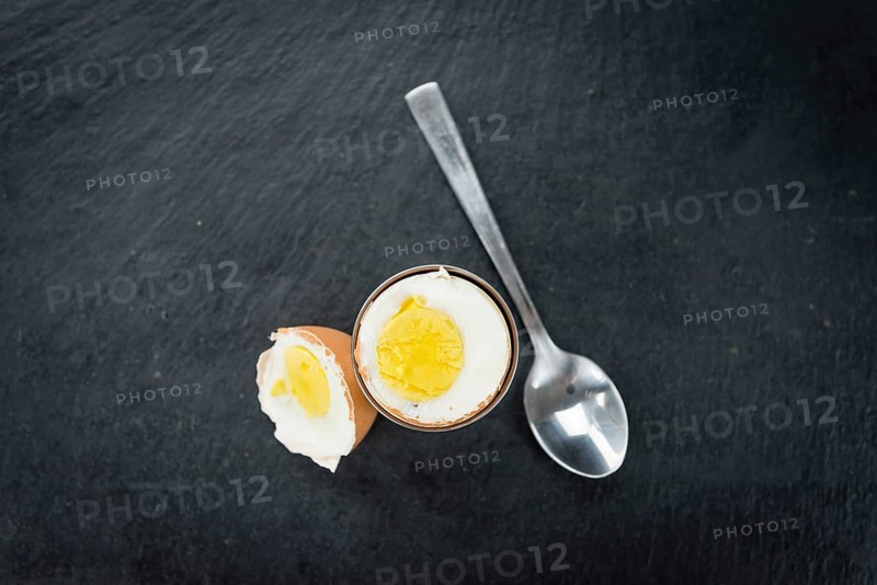 Some bolied Eggs (selective focus) as detailed close-up shot