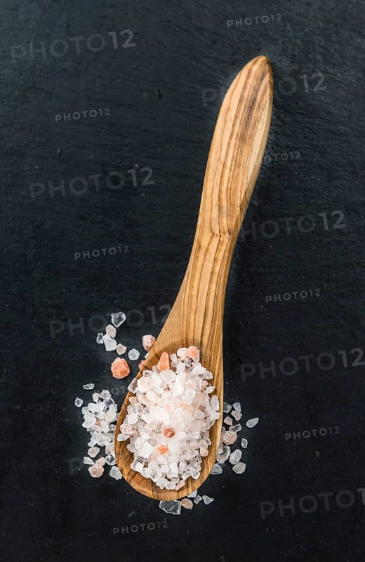 Portion of Pink Salt (close-up shot, selective focus)