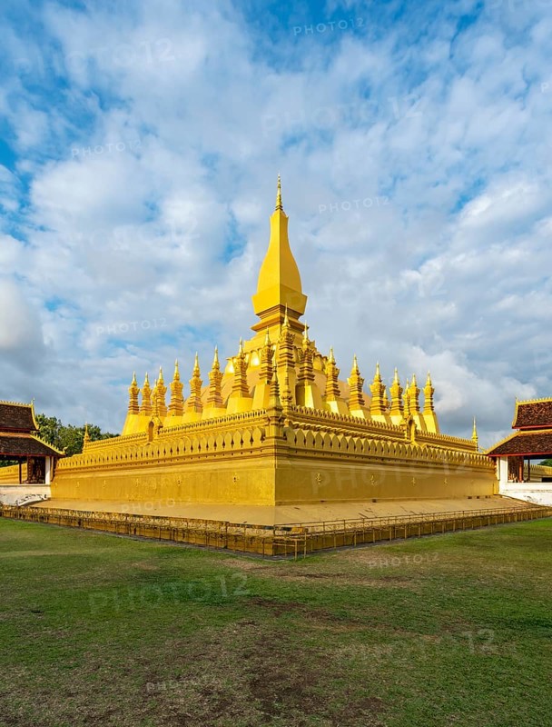 Pha That Luang stupa, Vientiane, Laos, Asia