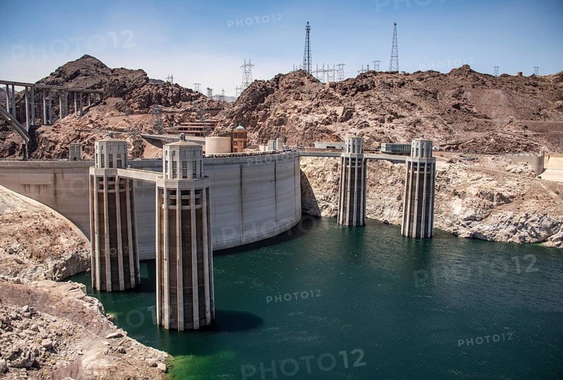 The famous Hoover Dam near Las Vegas, USA, North America