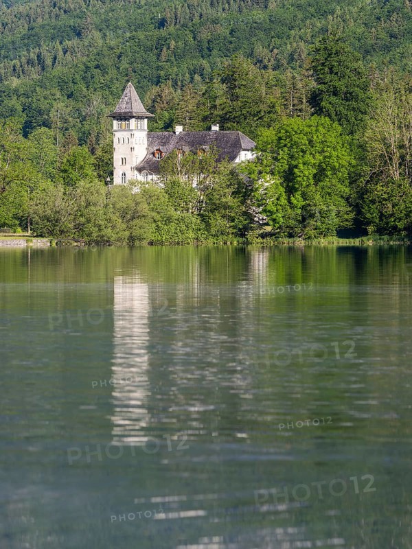 Grundlsee Castle, Grundlsee, Salzkammergut, Styria, Austria, Europe