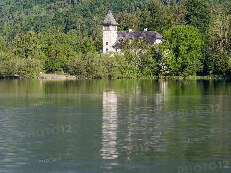 Grundlsee Castle, Grundlsee, Salzkammergut, Styria, Austria, Europe
