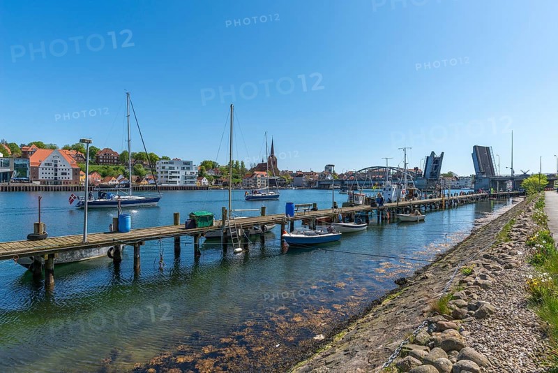Sonderborg, Als, town of Sonderburg, St. Mary's Church, island of Alsen, Flensburg Fjord, Baltic Sea, Denmark, Europe
