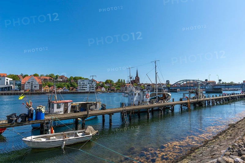 Sonderborg, Als, town of Sonderburg, St. Mary's Church, island of Alsen, Flensburg Fjord, Baltic Sea, Denmark, Europe
