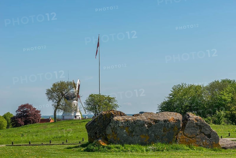 Dybbol Molle, Memorial to the German-Danish War of 1864, Düppel Mill, remains of the fortress, South Jutland, Denmark, Europe