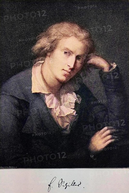 Johann Christoph Friedrich Schiller, from 1802 von Schiller, 10 November 1759 - 9 May 1805, was a physician, poet, philosopher and historian, digital reproduction of an original from the 19th century, original date unknownCentury, original date unknown