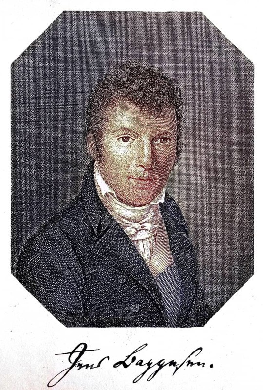 Jens Immanuel Baggesen, 15 February 1764, 3 October 1826, was a Danish writer, translator and supporter of the Enlightenment and the French Revolution, digital reproduction of an original from the 19th century, original date unknown