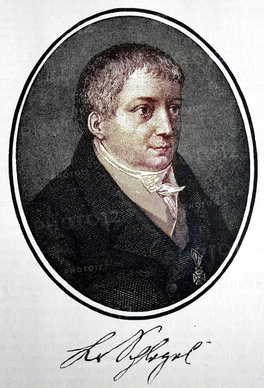 Karl Wilhelm Friedrich Schlegel, 10 March 1772, 12 January 182, since 1814 von Schlegel, usually called Friedrich Schlegel for short, was a German cultural philosopher, writer, literary and art critic, historian and classical philologist, digital reproduction of an original from the 19th century, original date unknown