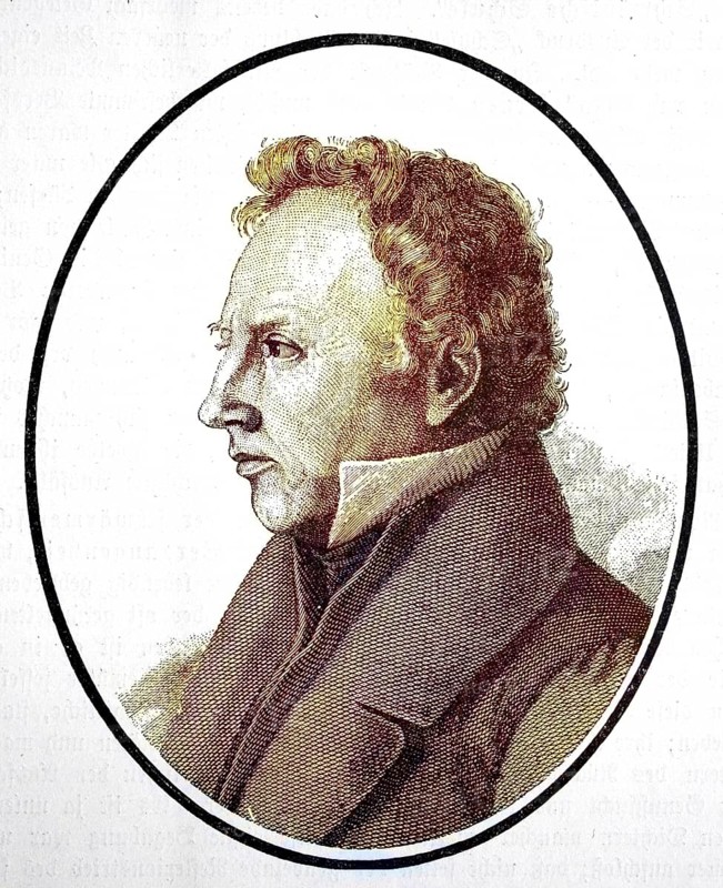 Johann Ludwig Louis Uhland, 26 April 1787, 13 November 1862, was a German poet, literary scholar, lawyer and politician, digital reproduction of an original from the 19th century, original date unknown