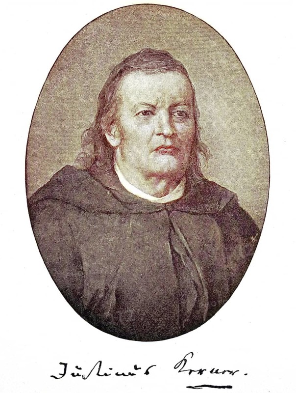 Justinus Andreas Christian Kerner, from 1850 von Kerner, 18 September 1786, 21 February 1862, was a German physician, medical writer and poet, digital reproduction of an original from the 19th century, original date unknown