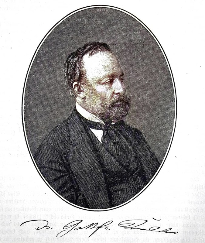 Gottfried Keller, 19 July 1819 - 15 July 1890, was a Swiss poet and politician, digital reproduction of an original from the 19th century, original date unknown