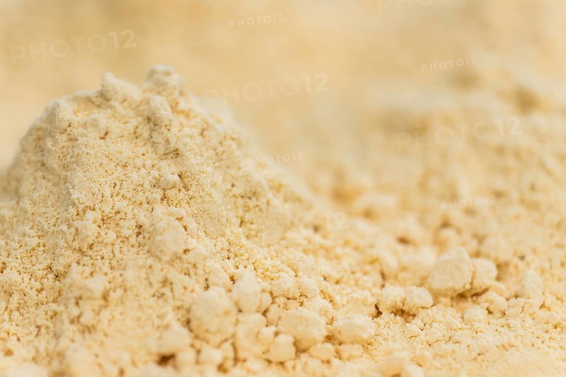 Fresh Whole Powdered Eggs as detailed close-up shot (selective focus)