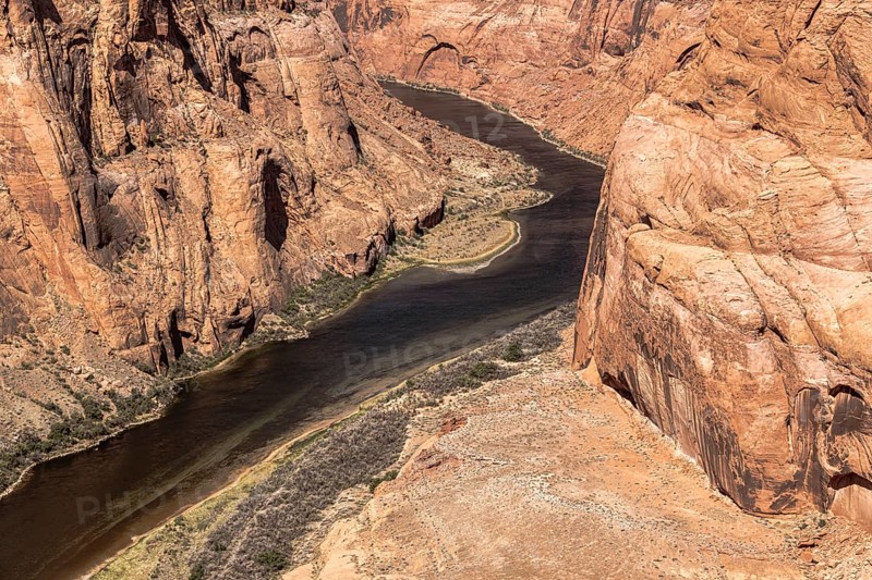 Horseshoe Bend, Colorado River at Grand Canyon, Arizona, USA, North America