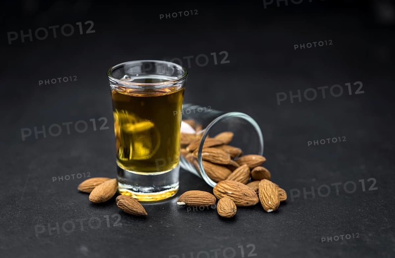 Some Amaretto (close-up shot, selective focus)