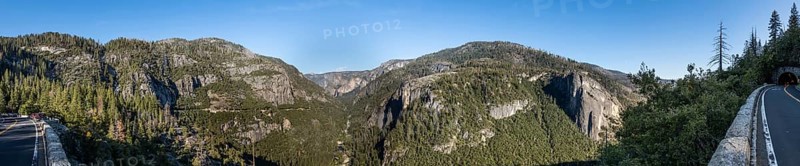 Yosemite Valley. View from scenic point. California, USA, North America