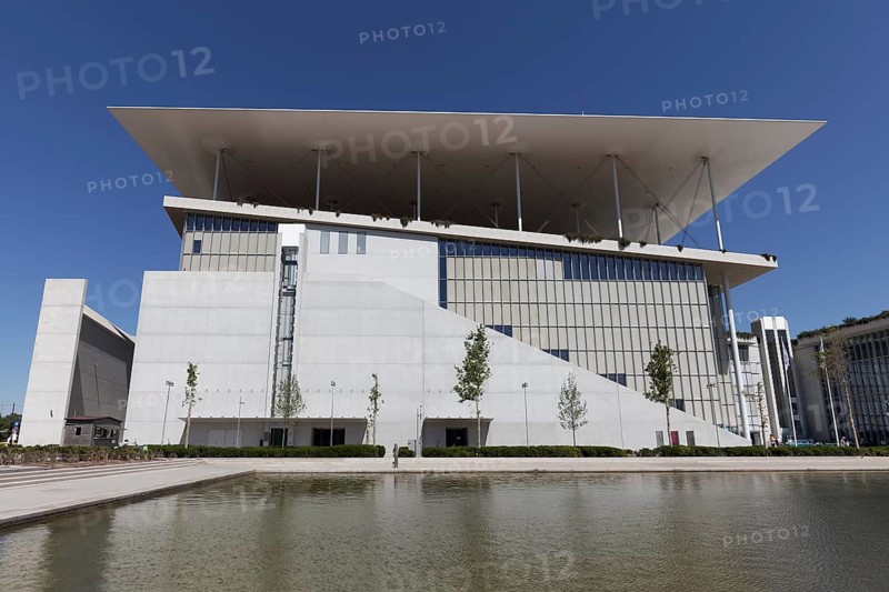 Greek National Opera, Cultural Centre of the Stavros Niarchos Foundation, architect Renzo Piano, Kallithea, metropolitan region of Athens, Attica, Greece, Europe