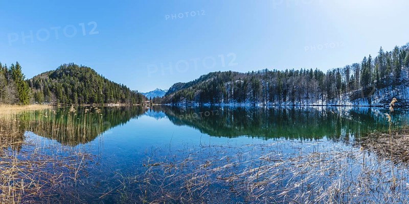 Alatsee, Ostallgäu, Allgäu, Swabia, Bavaria, Germany, Europe