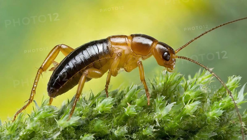 Animal, insect, close-up of a Forficula auricularia, AI generated, AI generated
