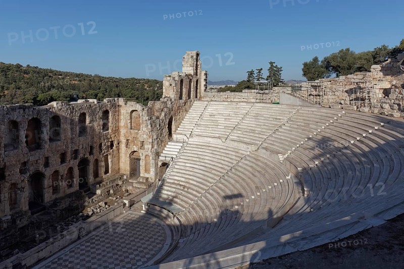 Odeon of Herodes Atticus, Roman-Greek amphitheatre, Acropolis, Athens, Greece, Europe