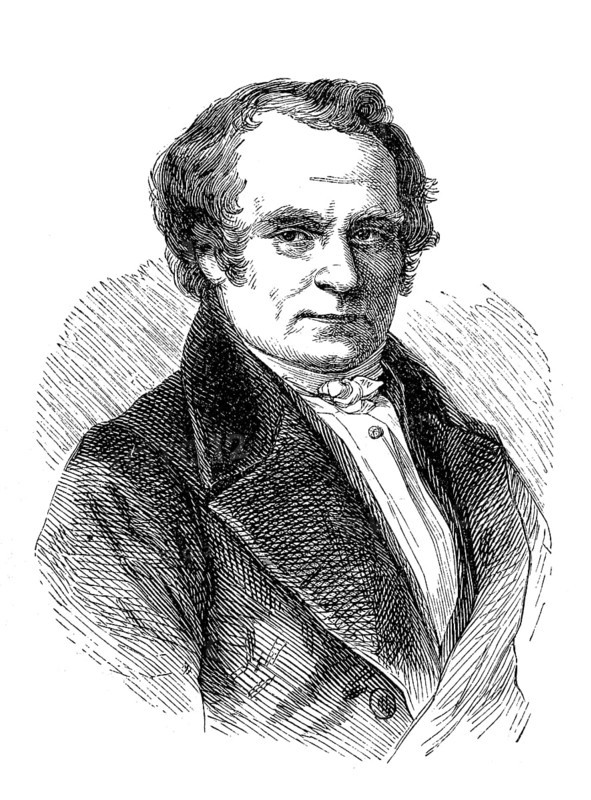 Karl Leberecht Immermann, 24 April 1796, 25 August 1840 in Düsseldorf, a German writer, lyricist and dramatist, Historical, digital reproduction of an original from the 19th century