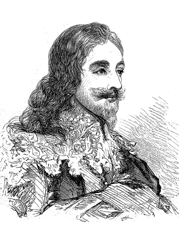 Charles I, Charles I, 19 November 1600, 30 January 1649, House of Stuart, was King of England, Scotland and Ireland from 1625 to 1649, Historical, digital reproduction of an original from the 19th century