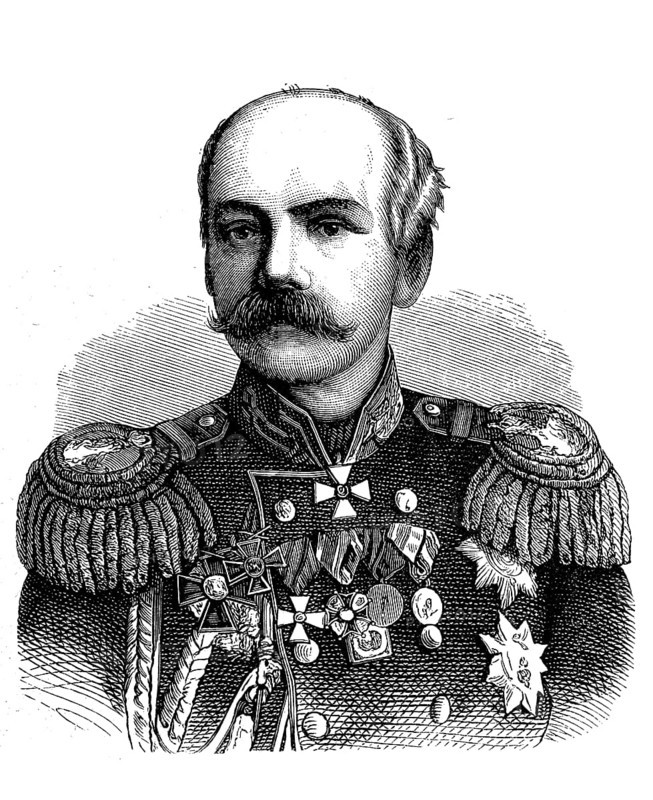Konstantin Petrovich von Kaufmann, 3 March 1818, 16 May 1882, was a general in the Russian army, Historical, digital reproduction of an original from the 19th century