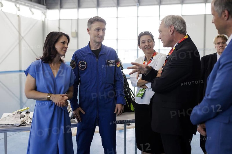 Annalena Bärbock (Bündnis 90/Die Grünen), Federal Foreign Minister, photographed during a visit to the European Astronaut Centre of the European Space Agency (ESA) during the Foreign Minister's trip to Germany in Troisdorf, 30.07.2024