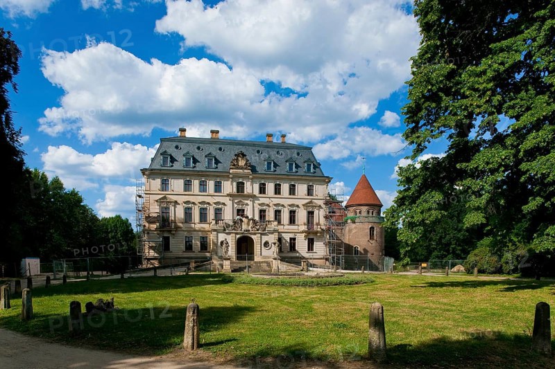 Altdöbern Castle. Major General Alexander Dietrich von Eickstedt (died  1727) acquired the property in 1712. As he found the old Renaissance building too modest, he had the previous building torn down and from 1717 the present Altdöbern Castle was built in the Baroque style., Altdöbern, Altdöbern, Brandenburg, Germany, Europe